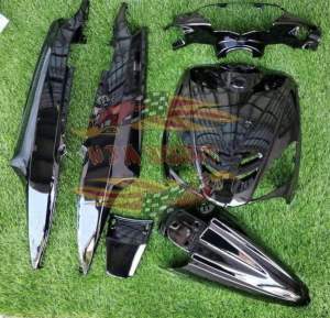 COVER FULL BODY HALUS MIO SPORTY MOONLIGHT RED( HITAM LEMBAYUNG MERAH