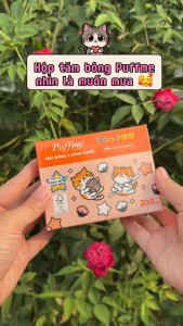 Hộp Tăm Bông 2 Công Dụng PUFFME 200 Que/Hộp