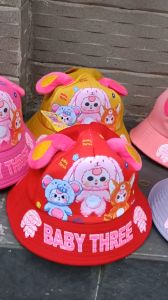 [ 2-5 TUỔI ] MŨ TAI BÈO IN BABYTHREE CHO TRẺ EM ĐI CHƠI ĐI HỌC