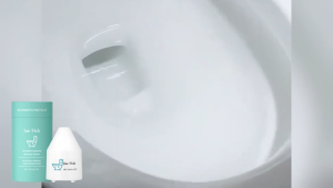 Jue Fish Toilet Treatment 120G Dual Action Descaling and Fragrance Retention Reduces Odor Improves Bathroom Hygiene No Irritating Smell Gentle on Pipes Daily Toilet Maintenance Deodorizing Block