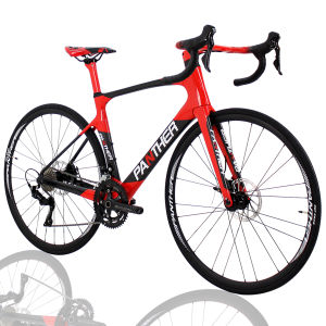 PANTHER HERMES Road Bike SHIMANO 105 22-speed 700C Thru-axles Wheel Hydraulic Disc Brake Internal Cable Routing Drop Handlebar Race Bike