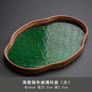 Bộ Trà Nhỏ Đựng Thức Ăn Nhẹ Bằng Thủy Tinh Hình Vuông Đơn Giản Phong Cách Trung Hoa Thủ Công Giá Từ 68-130 Nhân Dân Tệ