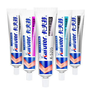 Kafuter Thermal Conductive Silicone Gel K-5204K Fast Drying Curable High And Low Temperature Resistant Insulation Glue for Computer Chip Power Supply Fixed Glue Thermocouple Cooling Gel Thermal Paste K-5211