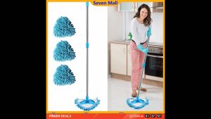 Telescopic Triangle Mop 360 Rotatable Adjustable Cleaning Mop for Tub/ Tile/ Floor/ 130CM Handle Reusable Spin Mop Dropshipping