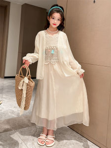 Bộ Váy Mùa Hè Bohemian Cho Bé Gái Bộ Đồ Hai Mảnh Có Dây Đeo Hở Lưng Chống Nắng Váy Ngắn Phong Cách Dân Tộc Thời Trang Cho Bé Gái