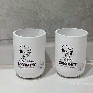 Snoopy Large Size Thickened Handheld Water Bucket Basin Dormitory Home Use Water Storage Tool round Bucket Face Wash Set