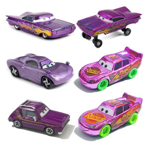 Takara Tomy | New Pixar Cars Purple Ramone Pink 95 Lightning McQueen Model Car 1:55 Metal Die Casting Childrens Gifts Racing Car Toys