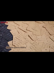 ป้ายแท็กแขวนเสื้อผ้า (500 ใบ) เป็นป้ายราคา ขนาด 3.5x5 ซม ด้วยลายมือ