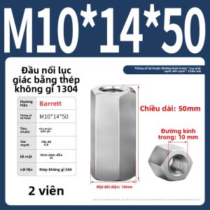 BAIRUITE | Ốc Lục Giác Dài Kết Nối Ốc Vít Thép Mỏng Cao