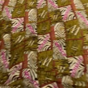 Vải Thun Cotton Họa Tiết Lá Cây ATY Mỹ 47 - Màu Nâu Trơn Đẹp