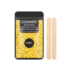 Hard Wax Beads for Coarse Hair Removal Depilatory Wax Beans & Spatulas for Face Back Chest Bikini Areas Legs and Any Wax Wa