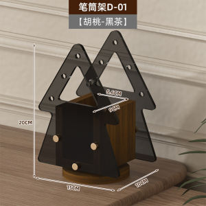 Hộp Đựng Chổi Trang Điểm Acrylic Xoay Đồ Trang Điểm Đài Bàn Bộ Chổi Trang Điểm Chổi Kẻ Mắt Chổi Phấn Nền Chổi Tô Má Hộp Đựng Mỹ Phẩm