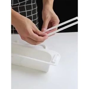 Kệ nhựa dài CO DÃN CÓ GIÁ TREO KHĂN để bồn đựng đồ rửa chén có khay treo khăn lau tay nhà bếp - Aeneas Shop