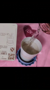 Gelas Lipat Cangkir Plastik Gandum Foldable Travel Cup Glass BPA Free