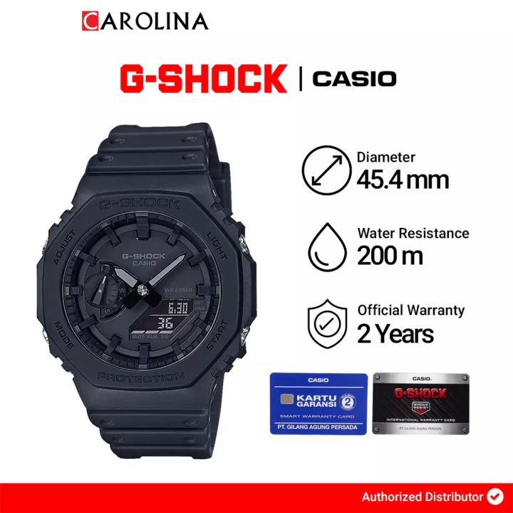 Jam Tangan Casio G Shock GA 2100 GA 2100 1A1 ORIGINAL Resmi Garansi 2 Tahun Lazada Indonesia