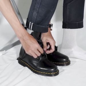 Sepatu Kulit Pria Docmart Hight Boots Casual