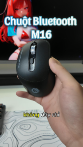 Chuột Không Dây Bluetooth M16 Tự Sạc Pin Kết Nối 2 Chế Độ Cho Mọi Thiết Bị Chuột Ko Dây Cao Cấp Bảo Hành 12 Tháng.