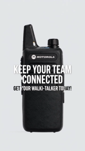 Motorola Walkie Talkie 2PCS Set 5W Two Way Radio Long Range 10KM 8800mAh Battery 16 Channels USB Charging for Security Construction Hotel Team Communication