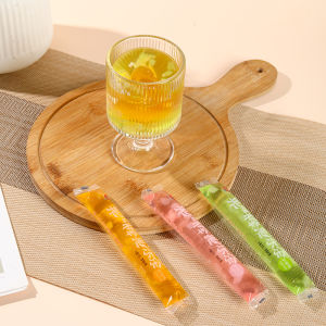 Strawberry Watermelon Grape Flavored Jelly Snack 45G Summer Fruit Flavor Jelly Stick Cartoon Character