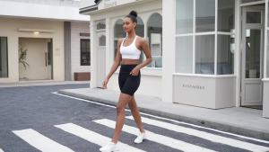 High Waisted Biker Shorts For Women With Pockets No See Through Workout Running Yoga Athletic Shorts Push Up Gym  Fitness