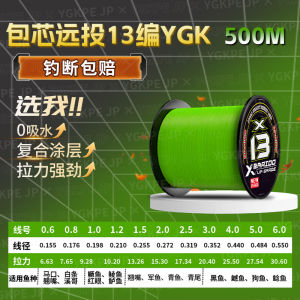 Ygkpejp8 Five-Color Road Special Fishing Line Main Line Long Casting Durable Polyester Line for Ocean River Lake Fishing
