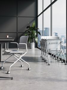 Foldable Training Chair Conference Chair Simple Office Meeting Work Educational Institution Armchair Conference Room Training Chair