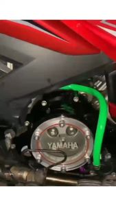 YAMAHA LC Y15ZR RACING CLUTCH TRANSPARENT COVER MODIFY SET Y15 RACING CLUTCH CASE SET Y15ZR WT LED