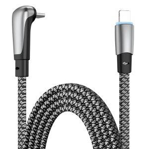 Cáp Sạc USB C 90 Độ Đầu Phẳng Tương Thích Với Samsung S23/S22/S21 iPhone 16 MacBook Air - Cáp Sạc Type C