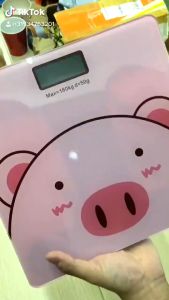 (TẶNG KÈM PIN)LOẠI TỐT - CÂN ĐIỆN TỬ HÌNH HEO+HÌNH THÚ CHỊU LỰC ĐẾN 180KG - CÂN CHUẨN - CHÍNH XÁC 100% - CÂN ĐIỆN TỬ THEO DÕI SỨC KHỎE