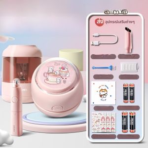 ยางลบไฟฟ้า Deli ยางลบแบบอัตโนมัติสำหรับการศึกษา ลายมือข้างเดียว ยางลบสำหรับวาดภาพ ยางลบแบบอเนกประสงค์สำหรับนักเรียน