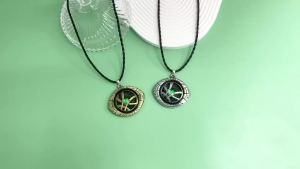 Potdemiel | Western Movies and TV Merchandise Eye of Agamotto Necklace Popular Alloy Keychain Necklace Accessory