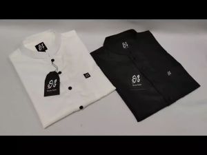 Kurta 3/4 Dewasa Khusus Hitam dan Putih Kurta Hamada Fashion Exklusive.