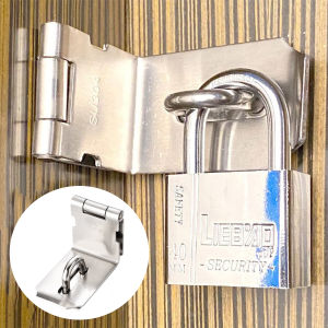 C.N. 3/4/5 Inches 90 Degree Padlock Hasp Stainless Steel Security Door Clasp Hasp Lock Latch
