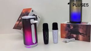 Loa Bluetooth PLUSE 5 - Led RGB 360 TWS Karaoke True Bass - Loa Toàn Dải Chất Âm Dày Dặn Đầy Đặn