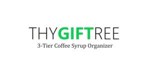 3 Layer Spice Rack for Kitchen Bottle Storage Shelf Coffee Syrup Rack Organizer Countertop Wine Rack Seasoning Storage Rack for Office Kitchen Bar Coffee Station