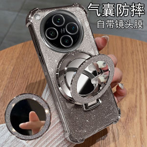 Oppo Find X8 Womens Phone Case with Stand Protective Silicone Cover Anti-fall Full Lens Protection Transparent Soft Shell