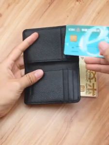 ซองหนังใบขับขี่ ความจุขนาดใหญ่ กระเป๋าสตางค์ สำหรับกระเป๋าใส่บัตร รูปลักษณ์ 110x150 มม