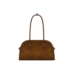 muva | Vintage Suede Bowling Bag Shoulder Bag for Commute Elegant New Arrivals