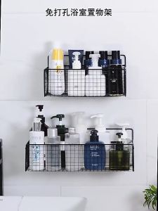 Kệ Gia Vị Hình Chữ Nhật Lưới Dán Tường Bằng Sắt Phun Sơn Tĩnh Điện Cao Cấp kệ Treo Tường Đựng Gia Vị Nhà Bếp Thép Không Gỉ Chắc Chắn Đa Năng Tiện Dụng . Kệ Dán Tường Nhà Bếp Đựng Đồ Đa Năng Siêu Bền
