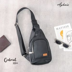 Gabriel Waistbag By Aghnia waistbag cowok terbaru/murah bahan chocoly