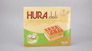 Bánh bông lan Hura Deli - Hộp lớn 336g (12 cái)