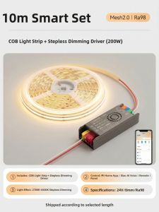 SHUOYU | Smart COB Adjustable LED Strip 24V