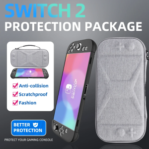 Storage Bag for Nintendo Switch 2 (2025) Travel Carrying Case Waterproof & Anti-shock Protective Case for Switch 2 Accessories