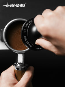 MHW-3BOMBER | High-pressure Coffee Tamper & Distributor Kit Universal Titanium Black