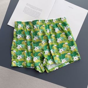 Cartoon Pure Cotton Underwear Men Stretch Cotton Arrow Pants Trendy Large Trunks Teenagers Boys Loose Boxer