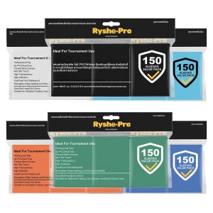 ซองการ์ดพรีเมียม 150 ชิ้น ขนาด 2.6x3.6 นิ้ว ใช้ได้กับการ์ดขนาดมาตรฐานสำหรับการ์ดเกม MTG Pokemon TCG การ์ดเบสบอล และการ์ดกีฬา