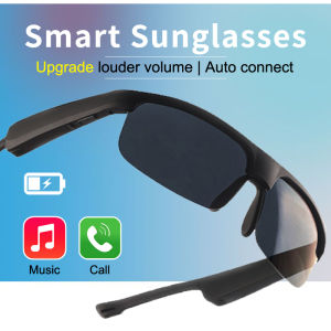 Upgraded smart Bluetooth V5.3 sunglasses multifunctional sunglasses wireless TWS headphones black technology for men and women