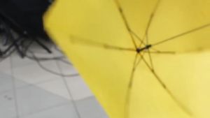 Payung Lipat Design Cute Pisang Banana Umbrella UV Protection Kuning