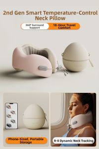 Neck Support Travel Portable Slow Rebound Memory Foam U-shaped Pillow