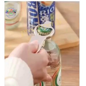 PreemperthShop-2 In 1 ที่เปิด-ปิดขวดโซดา เบียร์ แบบสเตนเลส พับได้ พกพา อเนกประสงค์ จัดส่งสินค้าทุกวัน